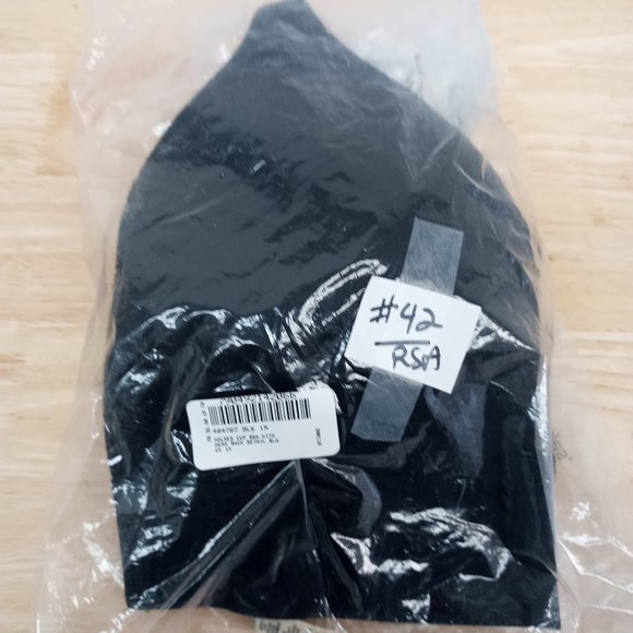 Rhonda Shear Molded Cup Bra with Mesh Back, Black 1X - Picture 4 of 5